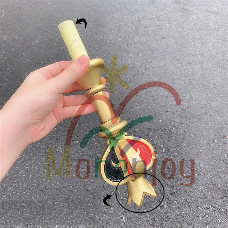 Monenjoy ツイステ パアズールの杖 学園長の杖 リドルの杖 カリムの杖 マレウスの杖 コスプレ道具　樹脂製　男女兼用　撮影道具　文化祭　舞台道具　おもちゃ　コスプレ - Monenjoy