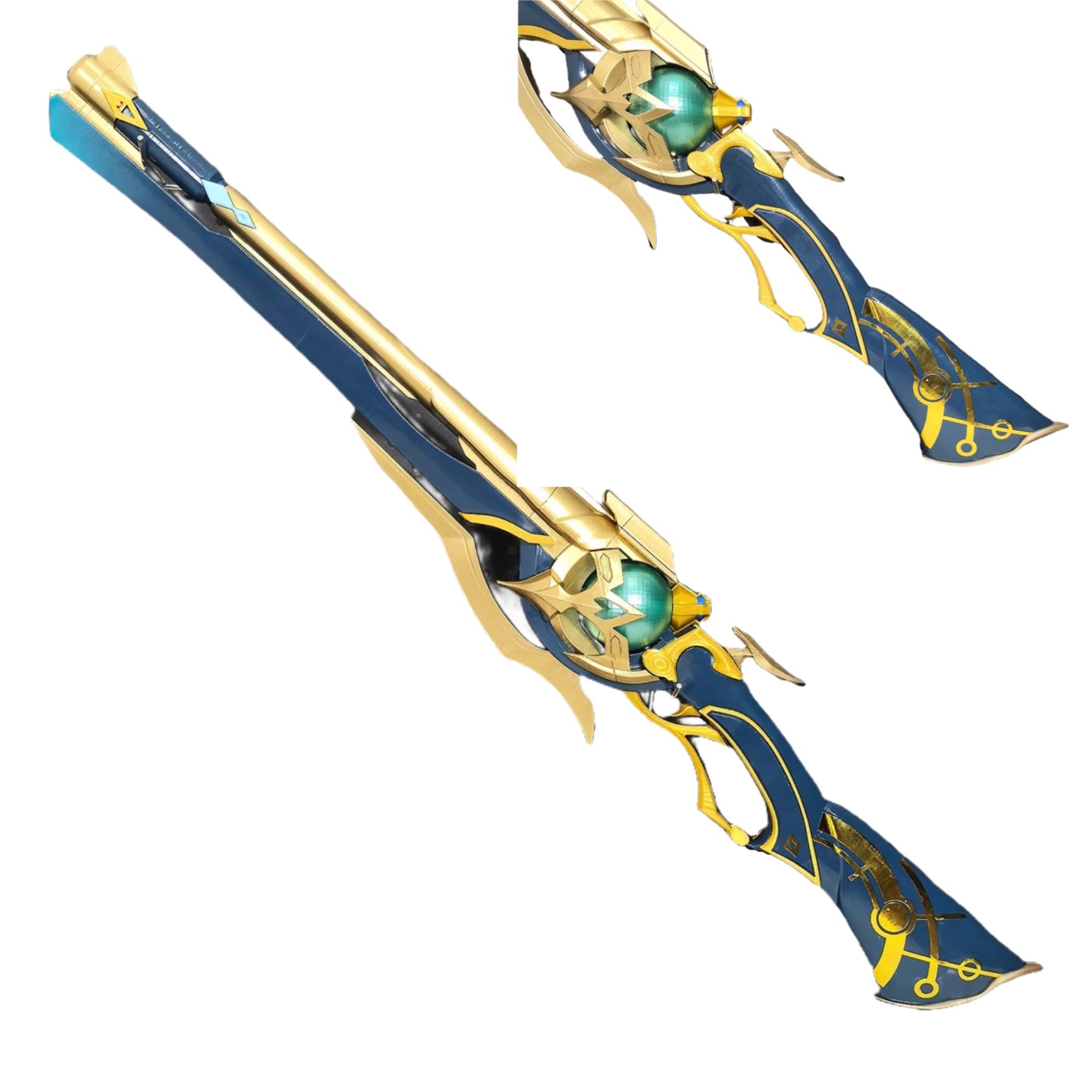 Monenjoy　崩壊スターレイル　 アナイクス　銃のレプリカ　 コスプレ道具　武器レプリカ　樹脂＋PLA＋PVC製 - Monenjoy