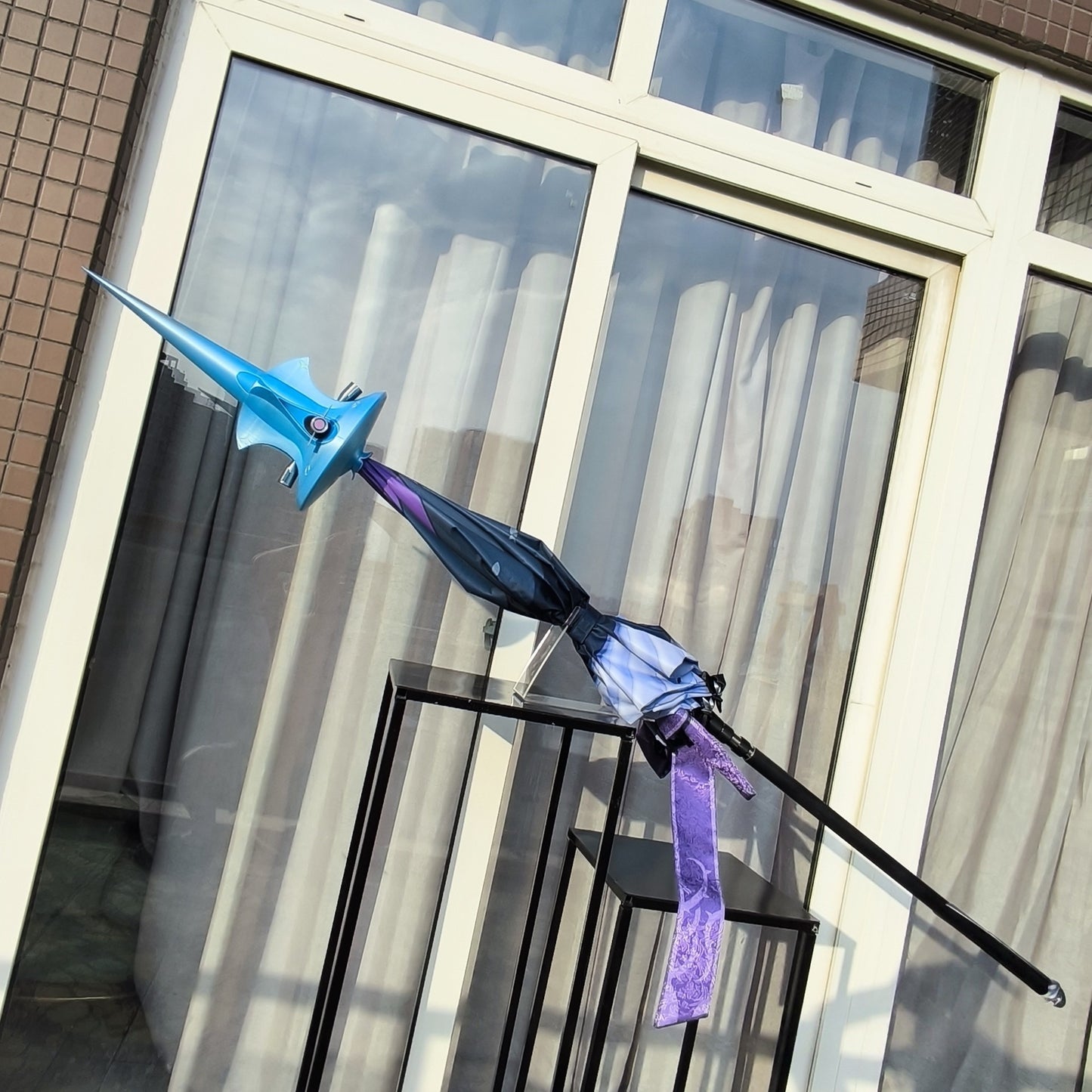 【完全受注】Monenjoy ゼンレスゾーンゼロ ビビアン 傘　コスプレ道具 モッキンバード　ゼンゼロ 　イベント　仮装　傘の剣72cm　傘長約170cm