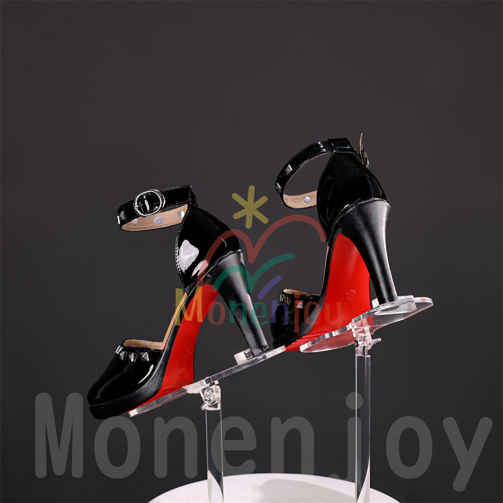 Monenjoy　鳴潮 ルシラー パンプス　コスプレ道具　靴　サンダル　舞台対応　イベント MONENJOY