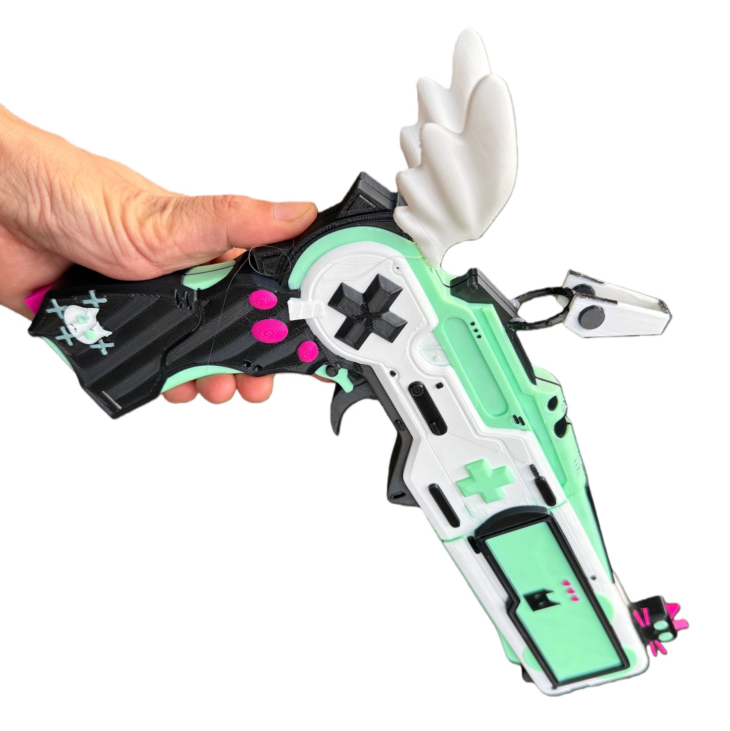 Monenjoy 鳴潮 リンネー スペクトル・ブラスター 28cm PLA材質　モチーフ武器 コスプレ道具　リンネーの武器　武器モデル　アクセサリー PVC材質　イベント