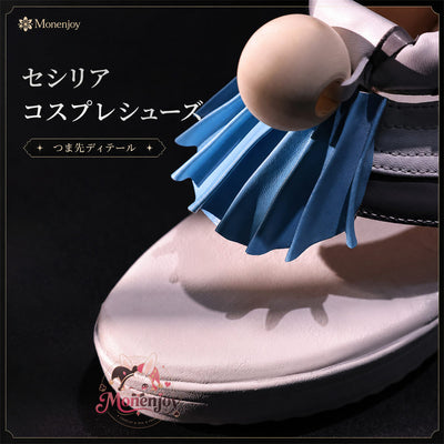 Monenjoy ゼンレスゾーンゼロ Cecilia セシリア サンダル コスプレシューズ 撮影道具 Zenless Zone Zero コスプレ道具 Monenjoy