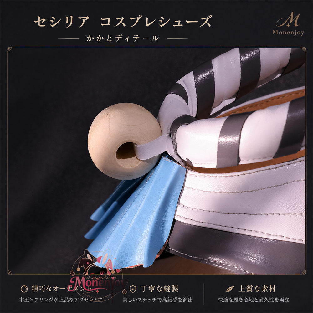 Monenjoy ゼンレスゾーンゼロ Cecilia セシリア サンダル コスプレシューズ 撮影道具 Zenless Zone Zero コスプレ道具 Monenjoy