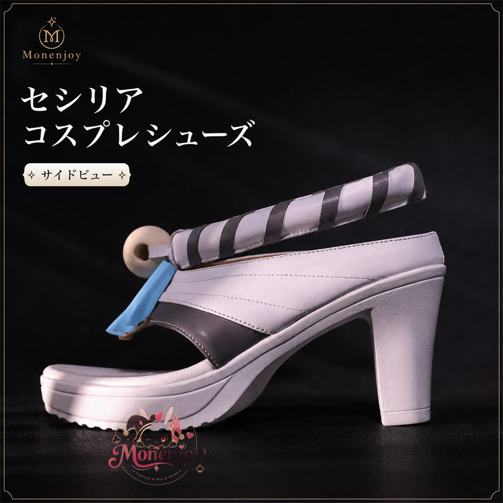 Monenjoy ゼンレスゾーンゼロ Cecilia セシリア サンダル コスプレシューズ 撮影道具 Zenless Zone Zero コスプレ道具 Monenjoy