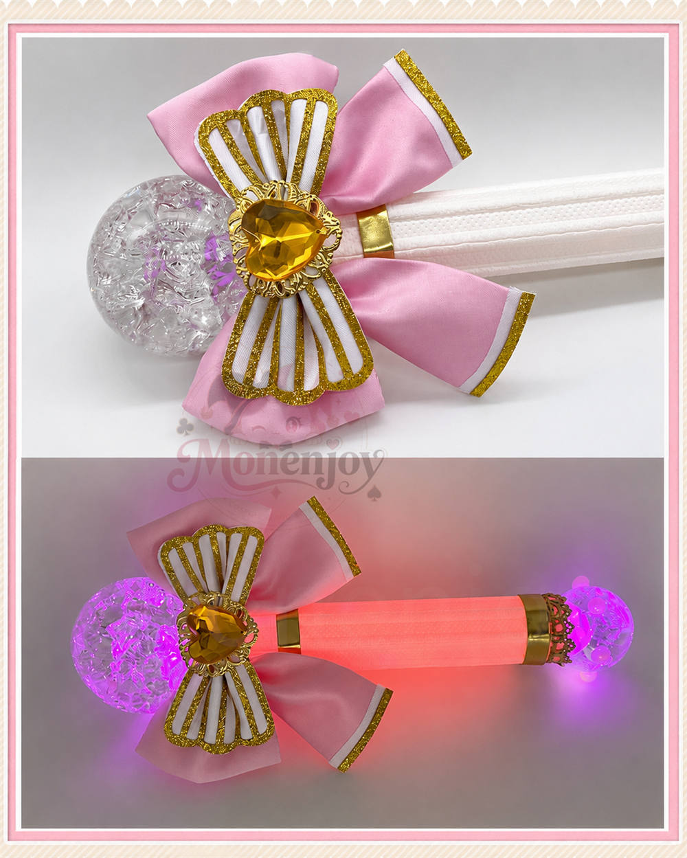 Monenjoy　プリパラ 南みれぃ 北条そふぃ マイク コスプレ道具 ライブステージ用 マイクロフォン 舞台服・ライブ服対応 高品質プロップ