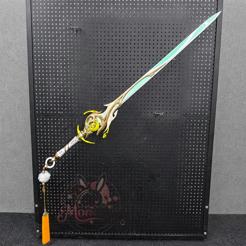 Monenjoy 原神 三日月の含光 片手剣 コスプレ道具 PLA材質 兹白 専用の
