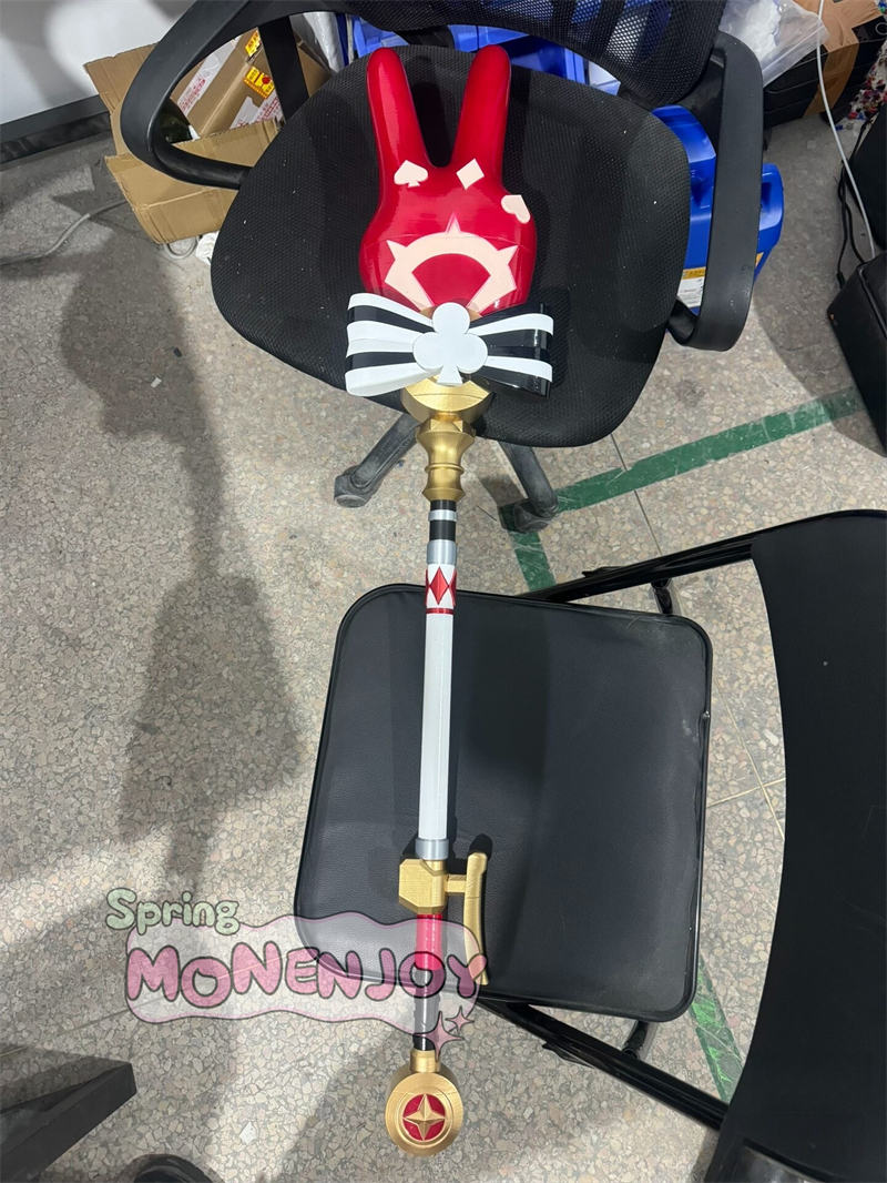Monenjoy　崩壊スターレイル 火花　法杖　PETG+PLA材質　100cm　軽量 いいねハンド チョキハンド スタレ　コスチューム 二相楽園 切り替え可能 武器モデル