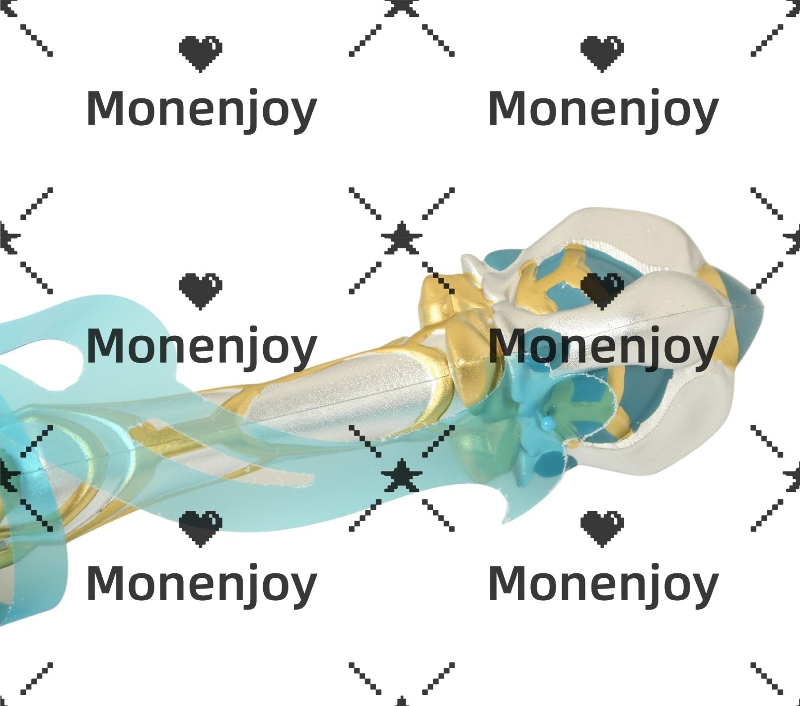 Monenjoy 原神 静水流転の輝き フリーナモチーフ武器 　コスプレ道具　PU製　イベント　 - Monenjoy
