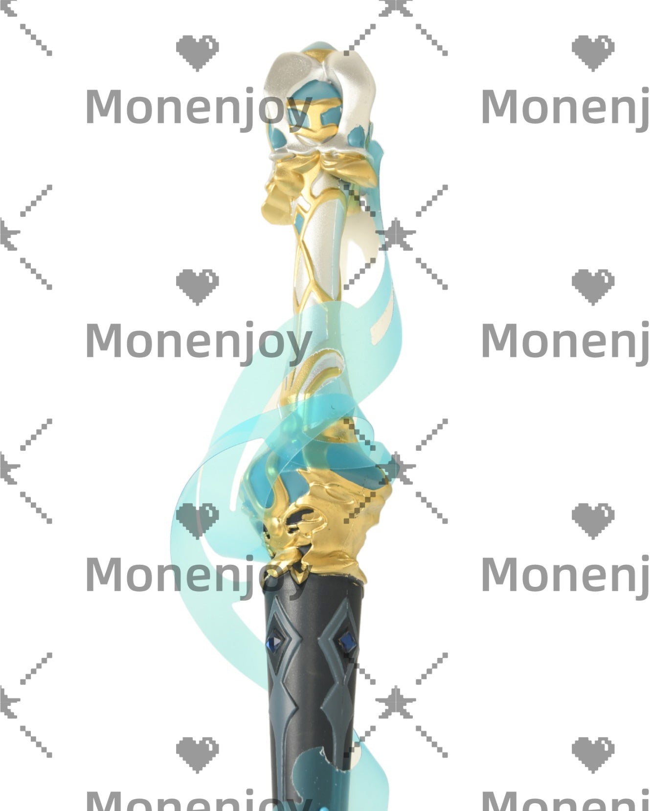 Monenjoy 原神 静水流転の輝き フリーナモチーフ武器 　コスプレ道具　PU製　イベント　 - Monenjoy