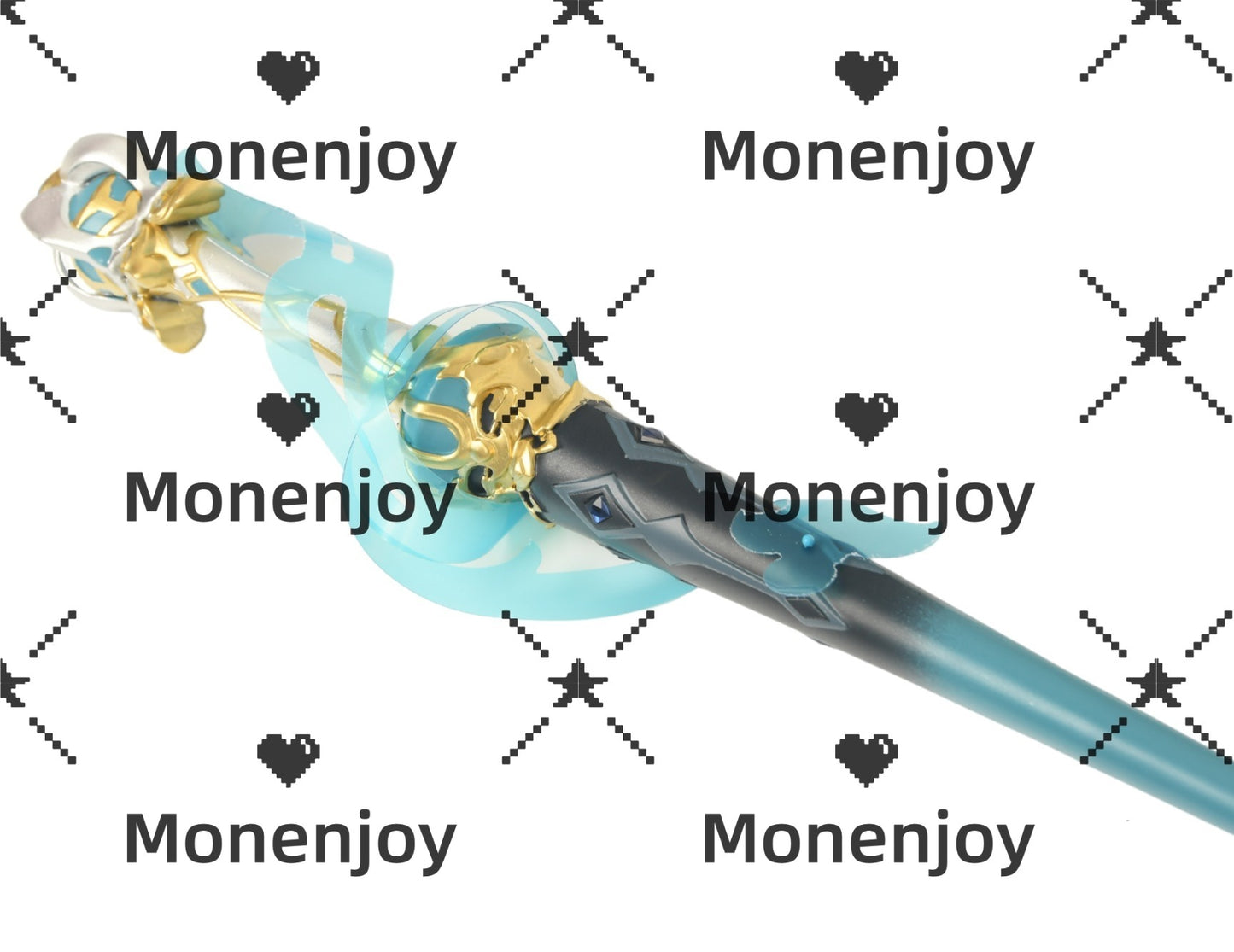 Monenjoy 原神 静水流転の輝き フリーナモチーフ武器 　コスプレ道具　PU製　イベント　 - Monenjoy