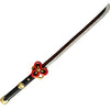 Monenjoy 原神　千織モチーフ武器　有楽御簾切　106cm 70cm コスプレ道具　PU製　刀　片手剣の星5武器レプリカ　 - Monenjoy