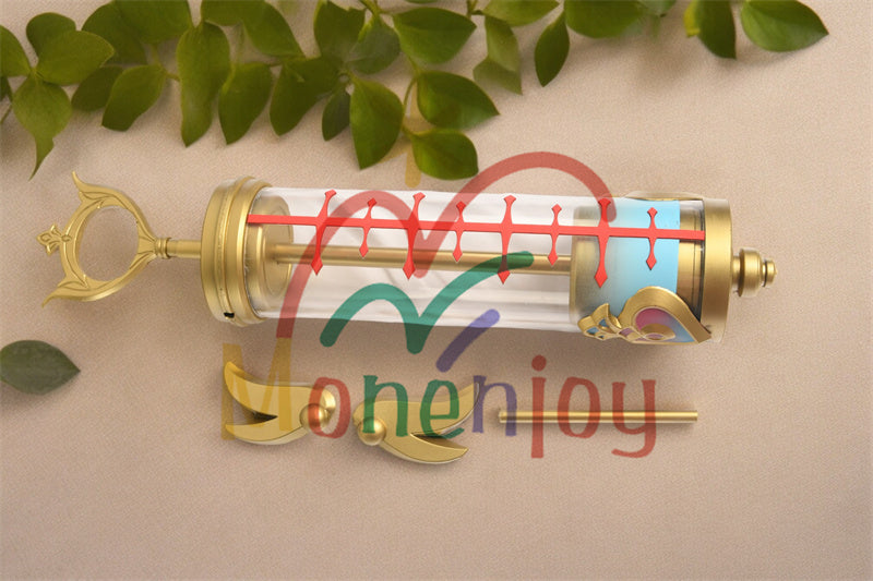 Monenjoy 原神 シグウィン 　注射器　特大サイズのカプセル　1;1レプリカ　武器モデル　コスプレ道具　樹脂製　 - Monenjoy