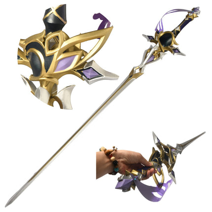 Monenjoy 原神 赦罪  クロリンデ  片手剣 110cm コスプレ道具　武器モデル　イベント　撮影道具　PU製 - Monenjoy