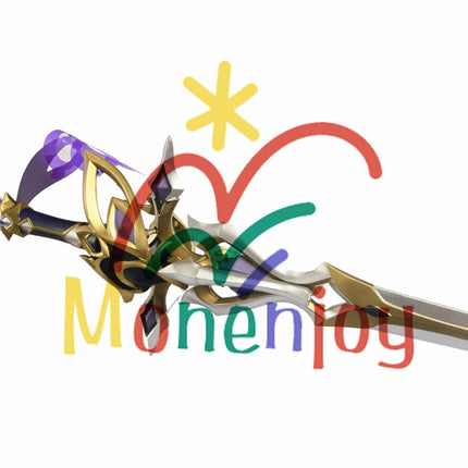 Monenjoy 原神 赦罪  クロリンデ  片手剣 110cm コスプレ道具　武器モデル　イベント　撮影道具　PU製 - Monenjoy