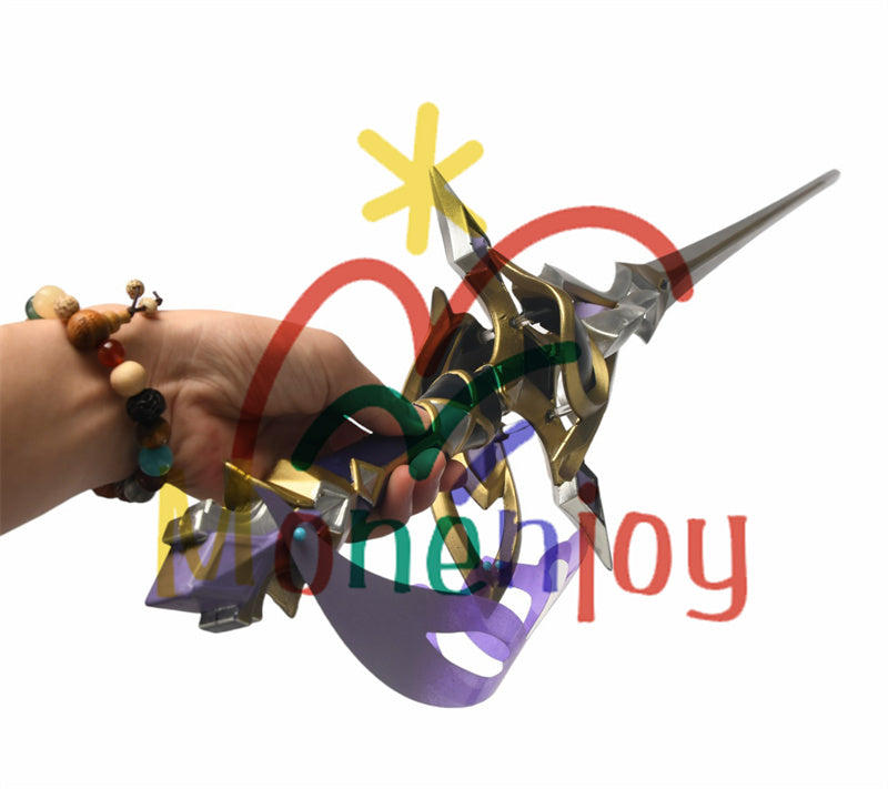 Monenjoy 原神 赦罪 クロリンデ 片手剣 110cm コスプレ道具　武器モデル　イベント　撮影道具　PU製 - Monenjoy
