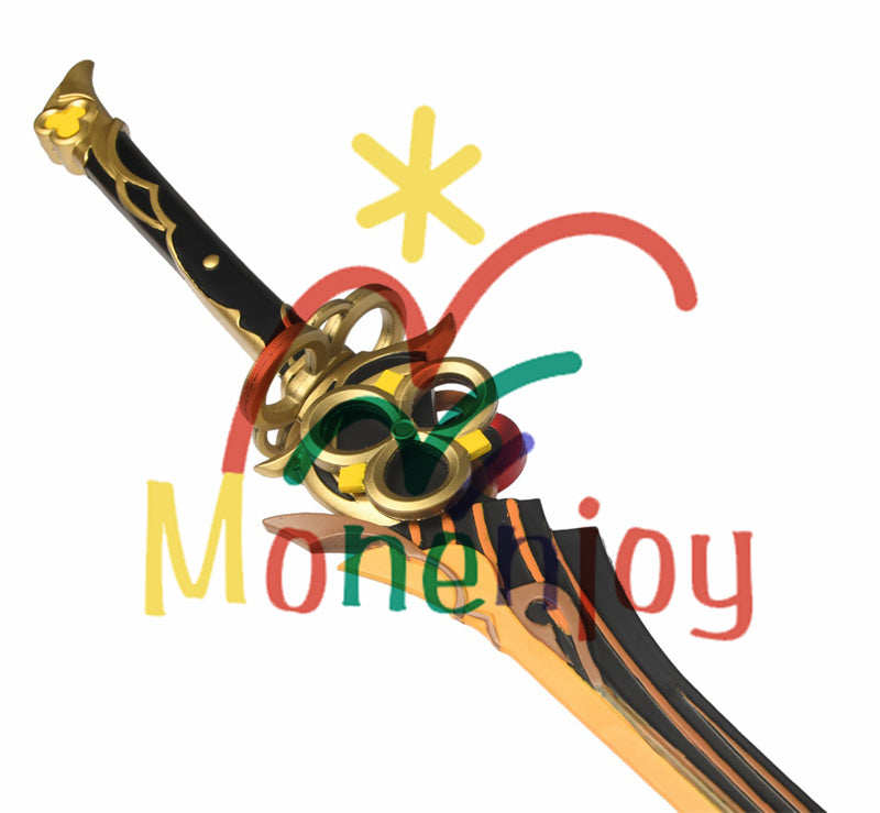 Monenjoy 原神　千織モチーフ武器　有楽御簾切　106cm 70cm コスプレ道具　PU製　刀　片手剣の星5武器レプリカ　 - Monenjoy