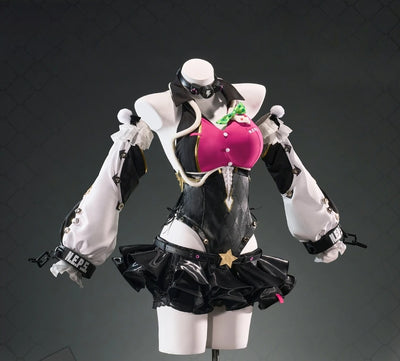 Monenjoy　ゼンゼロ 　シーシィア　コスプレ衣装　3d樹脂製パーツ　本格樹脂製マニュキア付　コスチューム　都市秩序部　イベント