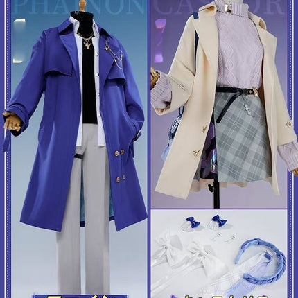 Monenjoy　崩壊スターレイル 　ラッキンコーヒー　コラボカフェ　ファイノン　キャストリス　日常服　コスチューム　 コスプレ衣装 日常服×コスプレ兼用 通常服　 高品質生地　イベント　印象服