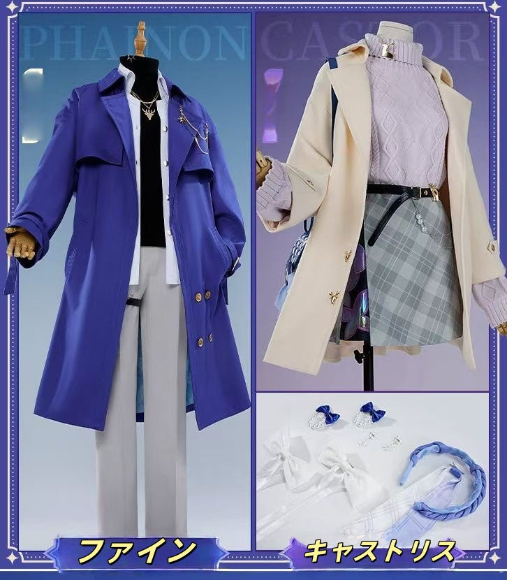 Monenjoy　崩壊スターレイル 　ラッキンコーヒー　コラボカフェ　ファイノン　キャストリス　日常服　コスチューム　 コスプレ衣装 日常服×コスプレ兼用 通常服　 高品質生地　イベント　印象服