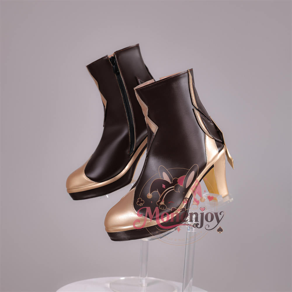 Monenjoy 原神　空 新たなる天地　ロングブーツ　靴　ブーツ　コスプレ　アクセサリー　撮影道具 MONENJOY