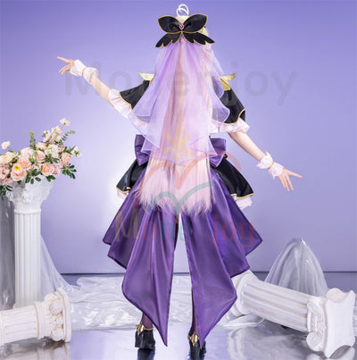 Monenjoy　名探偵プリキュア！ 森亜 るるか 　コスプレ衣装　たんプリ 　キュアアルカナ・シャドウ　ドレス　イベント MONENJOY
