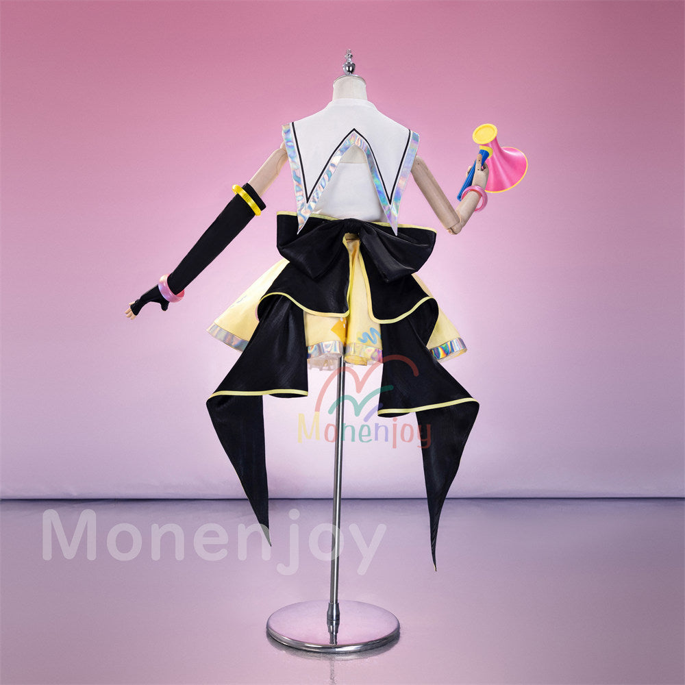 Monenjoy　バンドリ！ ゆめ∞みた 仲町あられ コスプレ衣装　 夢限大みゅーたいぷ　コスチューム　イベント　仮装　ライブ服　 Monenjoy