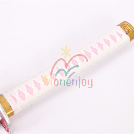 Monenjoy　鬼滅の刃 栗花落 カナヲ 日輪刀　コスプレ道具　日本刀　104cm　ピンク色　 狩り つゆり かなお　鬼殺隊の女剣士 花の呼吸 　武器モデル　レプリカ　ハロウィン