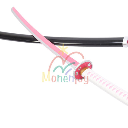 Monenjoy　鬼滅の刃 栗花落 カナヲ 日輪刀　コスプレ道具　日本刀　104cm　ピンク色　 狩り つゆり かなお　鬼殺隊の女剣士 花の呼吸 　武器モデル　レプリカ　ハロウィン