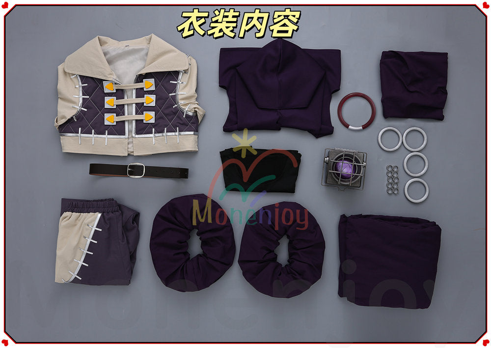 Monenjoy　ガチアクタ　ジャバー・ウォンガー コスプレ衣装　 Jabber Wongar　発光道具追加対応　イベント　舞台服　イベント　ハロウィン MONENJOY