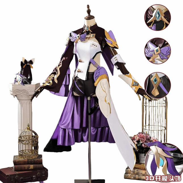 Monenjoy 崩壊3rd エリシア　コスプレ衣装　崩壊スターレイル　 Elysia　高品質仕様 イベント　樹脂パーツ　仮装　火を追う十三英傑　GS1450
