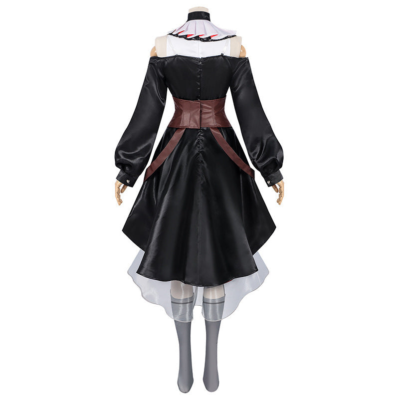 Monenjoy バンドリ！アヴェムジカ TVアニメ ムジカ　　若葉 睦　三角 初華　八幡 海鈴　祐天寺 にゃむ　豊川 祥子　イヤリング贈り　舞台服　コスチューム　洋服　イベント　仮装　ロリータ　可愛い　 - Monenjoy