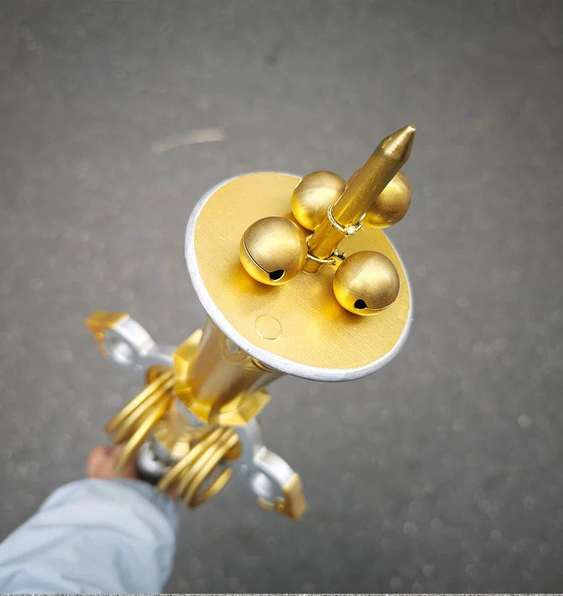 Monenjoy　ゼンレスゾーンゼロ　怪啖屋 リュシア・エロウェン　80cm　Pu製　音出る本物鈴 コスプレ道具　法杖