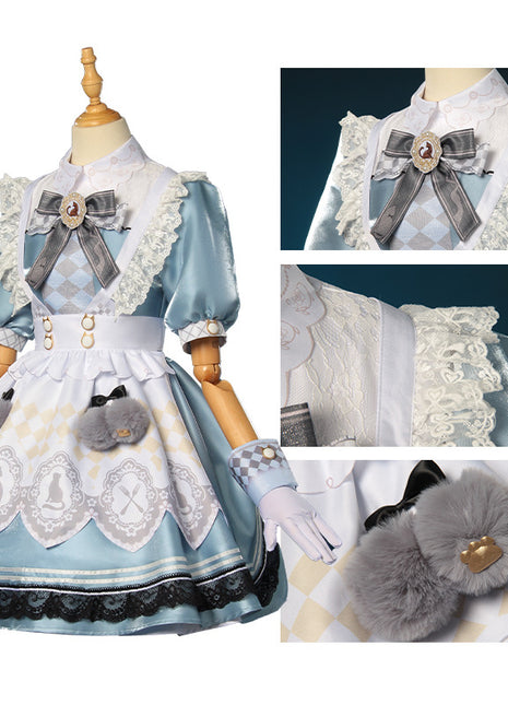 Monenjoy　インフィニティニキ　爽やかなお茶会　コスプレ衣装　洋服　ドレス　ワンピース　地雷系　GS1313 - Monenjoy