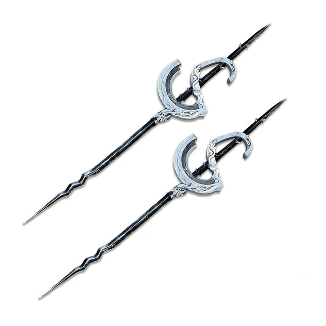 Monenjoy　アークナイツ Lappland the Decadenza 荒廃ラップランド 法杖  112cm　PU製　左右2個セット　コスプレ道具　武器レプリカ　武器　