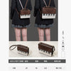 Monenjoy キレカジ風　ピアノ刺繍リュックサック  ハンドバッグ　ミニシュルダーバッグ　ミニバッグ ブロンズ色GSbag001
