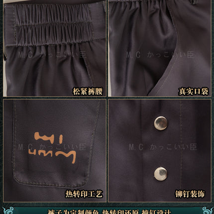 【限定販売】Monenjoy　鳴潮　コスプレ衣装　かじょりん(哥舒臨)　イヤリング＋ネックレス贈り　コスチューム　カジョリン　イベント　カッコイイ　ハロウィン　 - Monenjoy