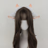 Monenjoy 　ひつじ　髪飾り　コスプレ道具　アクセサリー　イベント　カチューシャ レディース 女性 ヘアアクセサリー 髪飾り まとめ髪 羊 ひつじ 角付き 耳付き かわいい おしゃれ キュート 　GS1162 - Monenjoy