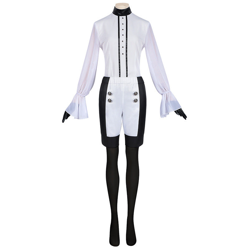 Monenjoy バンドリ！アヴェムジカ TVアニメ ムジカ　　若葉 睦　三角 初華　八幡 海鈴　祐天寺 にゃむ　豊川 祥子　イヤリング贈り　舞台服　コスチューム　洋服　イベント　仮装　ロリータ　可愛い　 - Monenjoy