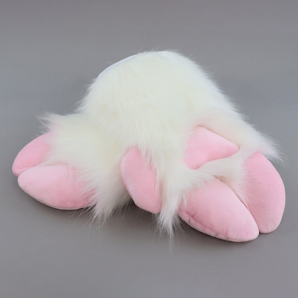 Monenjoy　ファースーツ 着ぐるみ　羊の着ぐるみ　ひつじ爪　手袋　アクセサリー　イベント　コスプレ衣装 もふもふ 動物 擬人観 獣人 GS1161 - Monenjoy