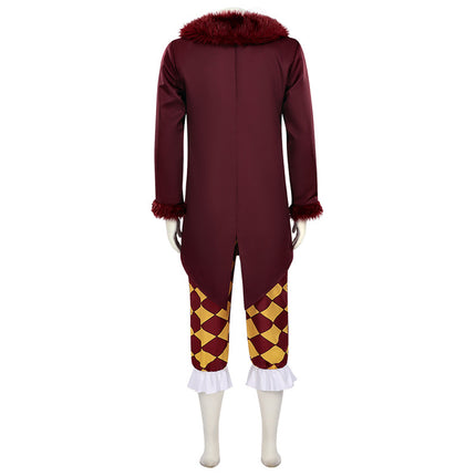 Monenjoy ONE PIECE Bartolomeo Cosplay Costume Barto Club Captain Event Red Cannibal Bartolomeo Halloween 
