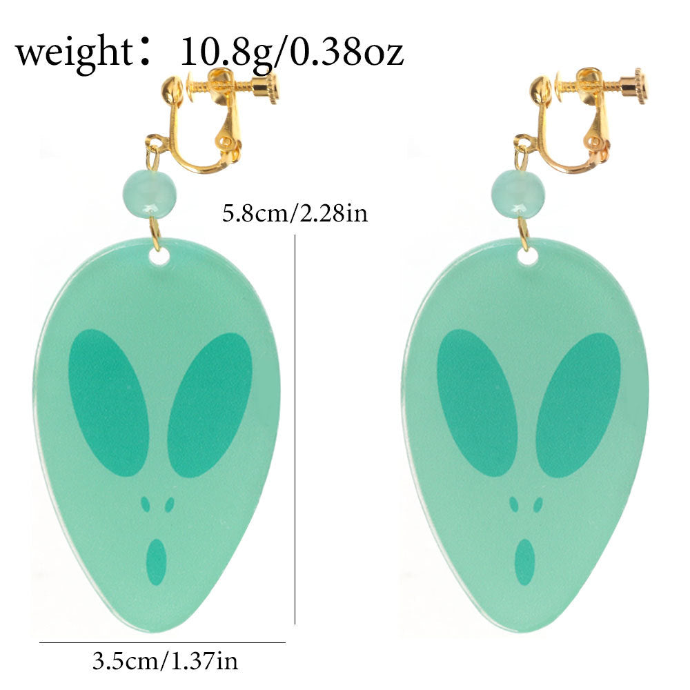Monenjoy ダンダダン イヤリング　おもちゃ　綾瀬 桃 耳飾り　ピアス　あやせ もも アクセサリー　コスプレ道具 - Monenjoy