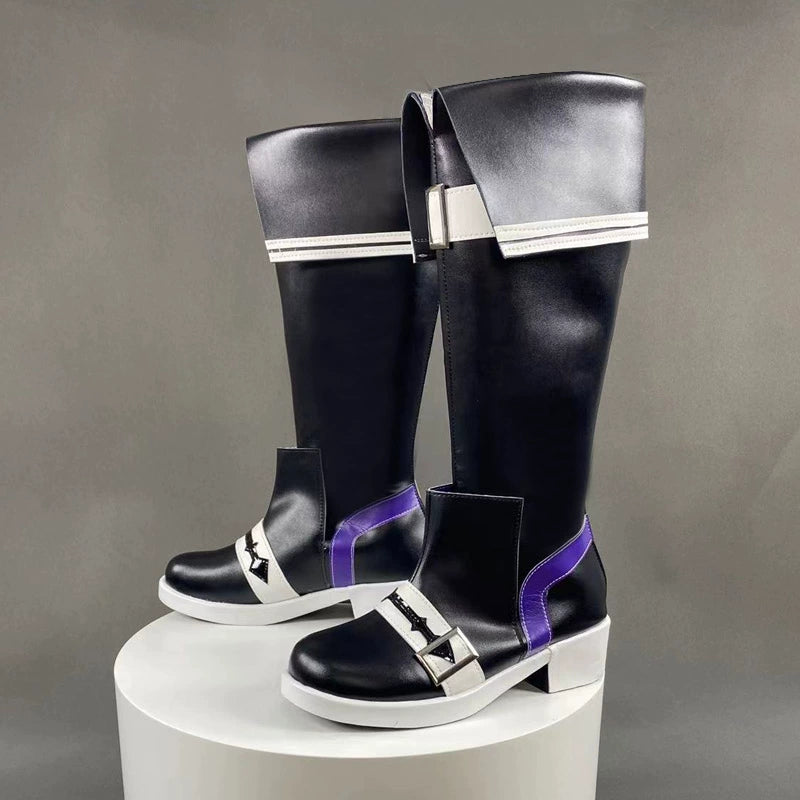 Monenjoy　刀剣乱舞　水心子正秀 コスプレ道具　すいしんしまさひで　ブーツ　靴　GS1211 - Monenjoy