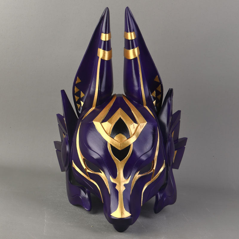 Monenjoy　原神　セノ　マスク　仮面　大マハマトラ　緘秘の裁き　七聖槍術　コスプレ道具 - Monenjoy