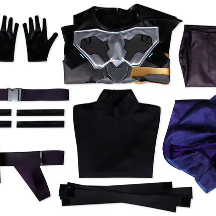 Monenjoy　ヴァロラント　オーメン　コスプレ衣装　Omen　コスチューム　cosplay　Valorant　イベント　仮装 - Monenjoy