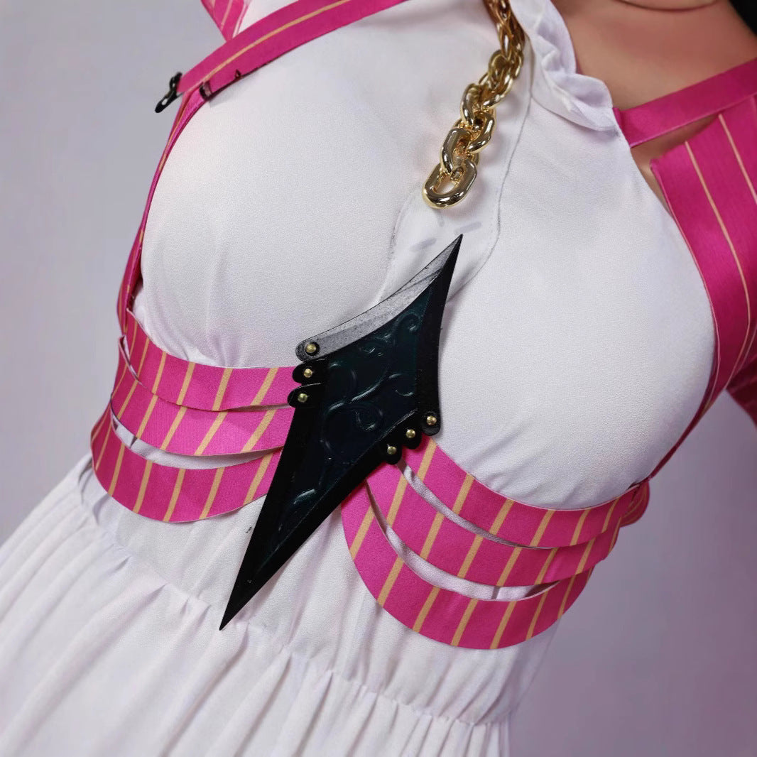 Monenjoy 鳴潮 カルロッタ Carlotta Montelli 　ワンピース　礼服　可愛い　コスプレ衣装　イベント　仮装 - Monenjoy