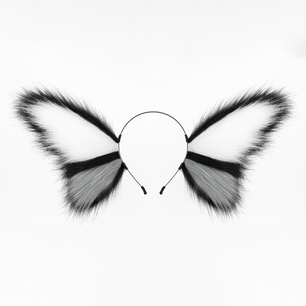 Monenjoy　胡蝶髪飾り　耳飾り　蝶のリボン　飾れる髪飾り　ふわふわ　アクセサリー　コスプレ道具　ハロウィン　GS1155 - Monenjoy