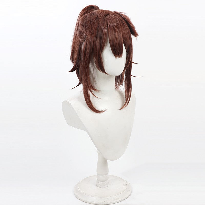 Monenjoy　ホロライブ 戌神ころね　ウィッグ　カツラ　いぬがみころね　VTuber事務所　コスプレ道具　長約60cm - Monenjoy