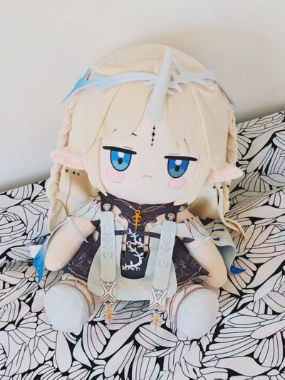 鳴潮 　カルテジア　ぬいぐるみ　綿人形　40cm　お座り　萌えグッズ　同人 Monenjoy