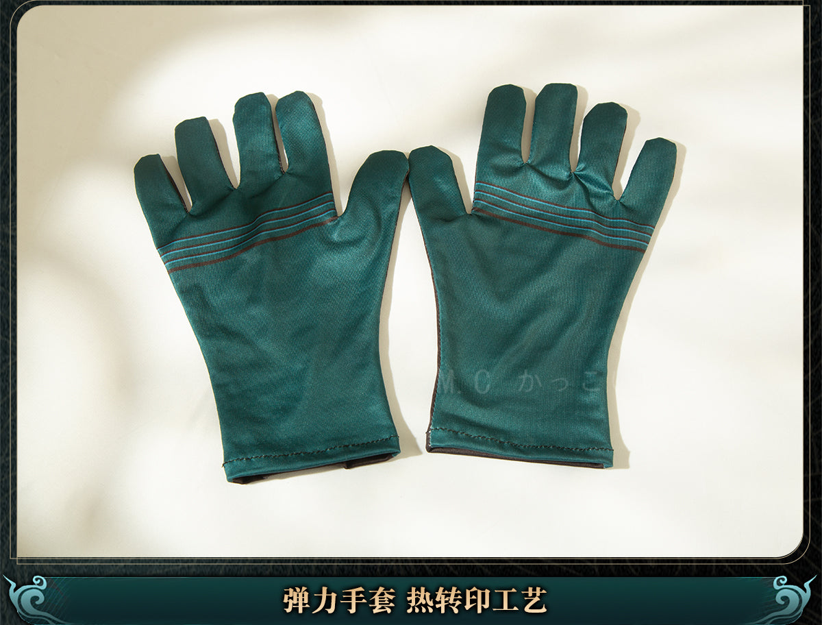 Monenjoy 鳴潮 コスプレ衣装　忌炎（きえん）コスチューム　イヤリング付　イベント　仮装　戦闘服　カッコイイ　 - Monenjoy