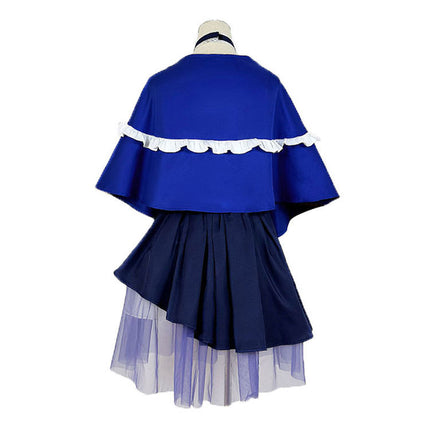 Monenjoy　Summer Pockets　サマーポケッツ　 久島鴎　コスプレ衣装　ワンピース　ブルー色　イベントGS1922